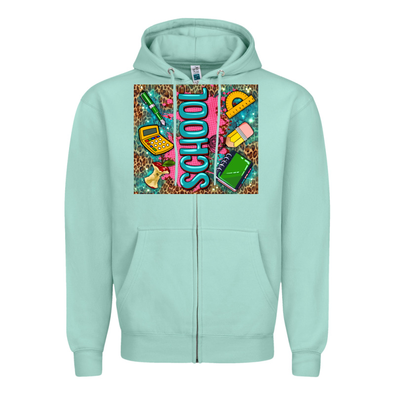 Teacher  School Zipper Hoodie by AdoDesignShop | Teevron