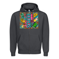 Smoke teacher  School Zipper Hoodie - AdoDesignShop