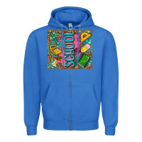 True Royal teacher  School Zipper Hoodie - AdoDesignShop