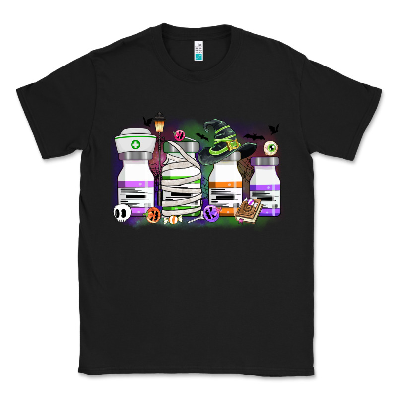 Nurse Medicine Bottles Classic Tee by CowGirlArtShop | Teevron