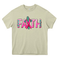 Mossy Cancer Faith with gemstone Heavy Core Tee - NancyCooperArtShop