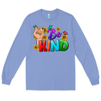 Colony Blue Be Kind LGBTQ+ Long Sleeve Tee - BundleAndBundleShop