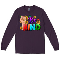 Plum Be Kind LGBTQ+ Long Sleeve Tee - BundleAndBundleShop