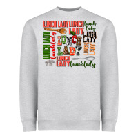 Heather Grey lunch lady Heavyweight Sweatshirt - AdoDesignShop