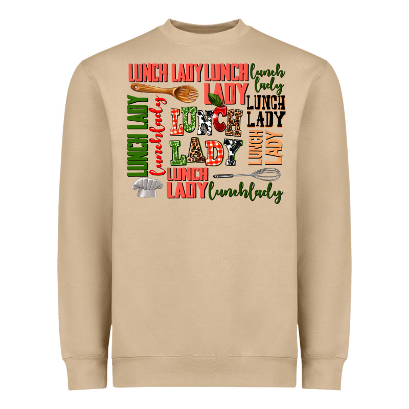Lunch Lady Heavyweight Sweatshirt by AdoDesignShop | Teevron