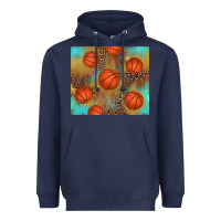 Navy western basketball Heavyweight Hoodie - AdoDesignShop
