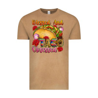 Vintage Camel Blessed and taco obsessed Mexico Vintage Tee - FaDigitalArtStudio