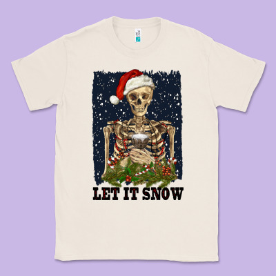 Let It Snow Classic Tee Designed By Ranaportraitstore