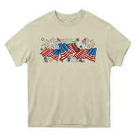 Mossy fourth of july american flag Heavy Core Tee - RanaPortraitStore