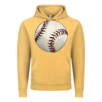 Vintage Mustard baseball ball Vintage Hoodie - FaDigitalArtStudio