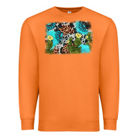 Carrot cactus gemstone background Premium Sweatshirt - AdoDesignShop