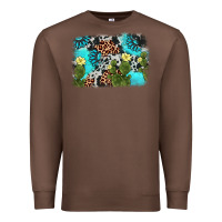Chestnut cactus gemstone background Premium Sweatshirt - AdoDesignShop