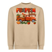 Mushroom pumpkin farm truck Heavyweight Sweatshirt - AdoDesignShop