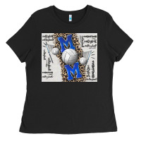 Black volleyball mom blue mother's day Ladies Tee - CowGirlArtShop