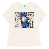 Bone volleyball mom blue mother's day Ladies Tee - CowGirlArtShop