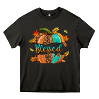 Asphalt Blessed pumpkin Heavy Core Tee - NancyCooperArtShop