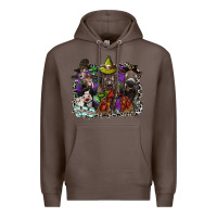 Coffee animal halloween Premium Hoodie - SublimationCraftShop
