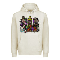 Oatmeal Heather animal halloween Premium Hoodie - SublimationCraftShop