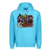 Ocean Blue animal halloween Premium Hoodie - SublimationCraftShop