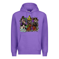 Purple animal halloween Premium Hoodie - SublimationCraftShop