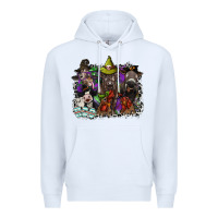 White animal halloween Premium Hoodie - SublimationCraftShop