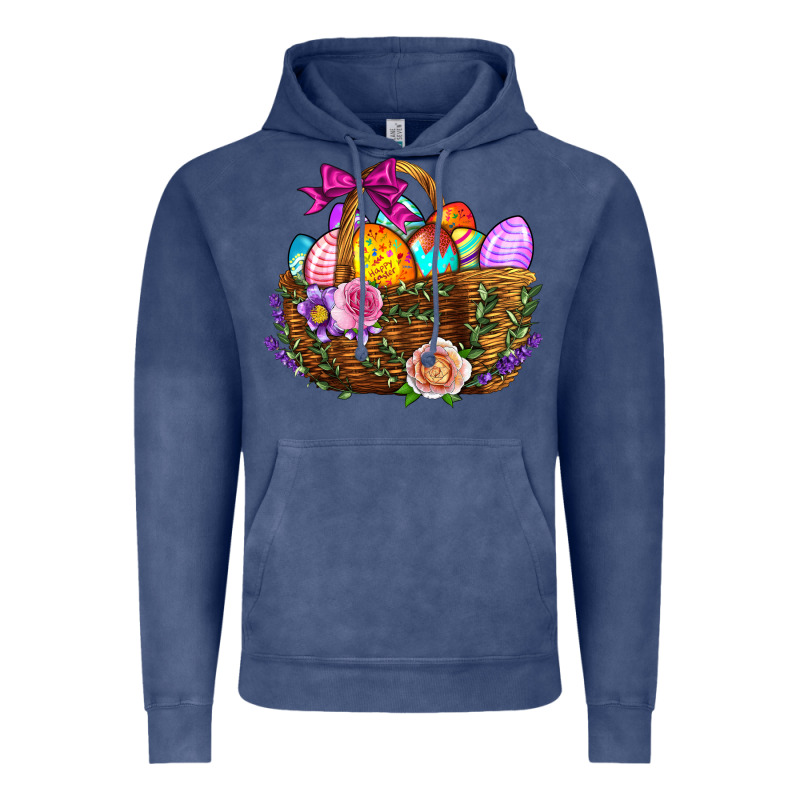Easter Eggs Hamper Vintage Hoodie by BundleAndBundleShop | Teevron