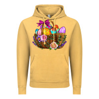Vintage Mustard Easter Eggs Hamper Vintage Hoodie - BundleAndBundleShop