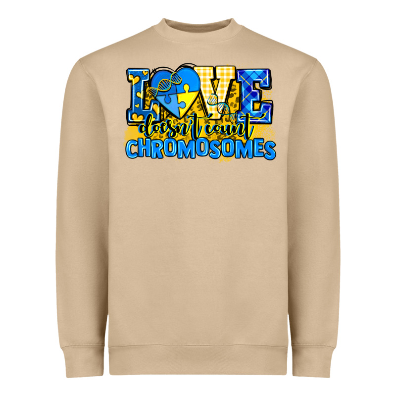 Love Doesn't Count Chromosomes Heavyweight Sweatshirt by AdoDesignShop | Teevron