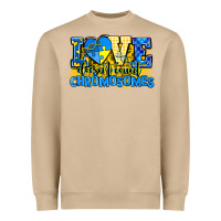 Mushroom love doesn't count chromosomes Heavyweight Sweatshirt - AdoDesignShop