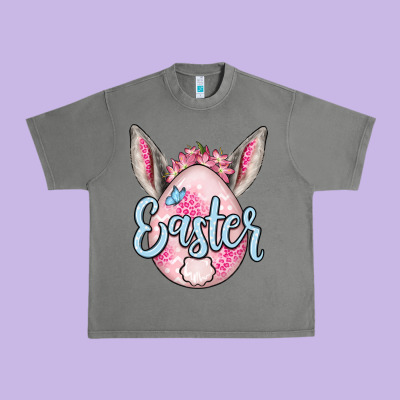 Easter Egg Urban Heavy Tee Designed By Oliviacreatesart