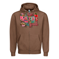 Chestnut little miss 5 th grade Zipper Hoodie - AdoDesignShop