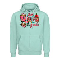 Seafoam little miss 5 th grade Zipper Hoodie - AdoDesignShop