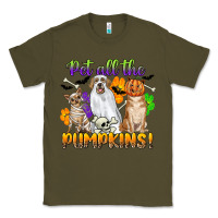 Army Green pet all the pumpkins Classic Tee - CowGirlArtShop