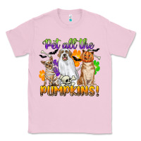Bubblegum Pink pet all the pumpkins Classic Tee - CowGirlArtShop