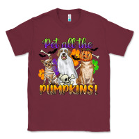 Burgundy pet all the pumpkins Classic Tee - CowGirlArtShop