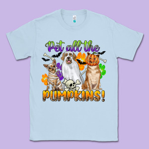 Pet All The Pumpkins Classic Tee Designed By Cowgirlartshop