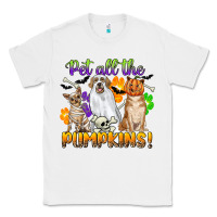 White pet all the pumpkins Classic Tee - CowGirlArtShop