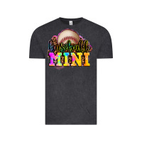 Vintage Black baseball mini Vintage Tee - OliviaCreatesArt