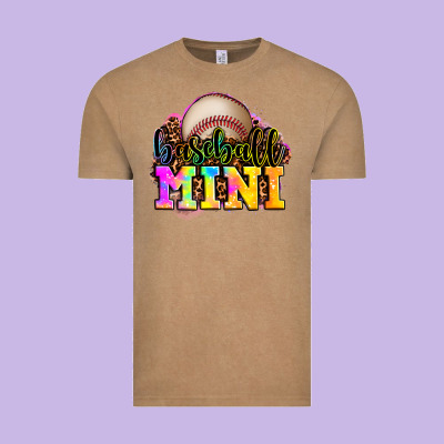 Baseball Mini Vintage Tee Designed By Oliviacreatesart