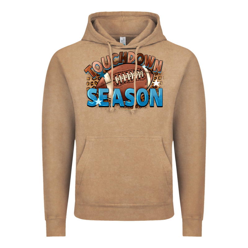 Touchdown Season Vintage Hoodie by FaDigitalArtStudio | Teevron