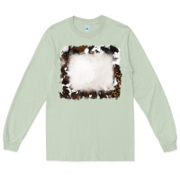 Matcha cowhide frames background Long Sleeve Tee - RanaPortraitStore