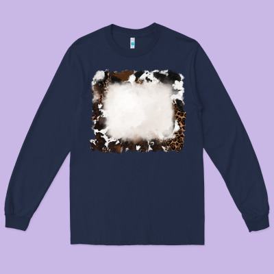 Cowhide Frames Background Long Sleeve Tee Designed By Ranaportraitstore