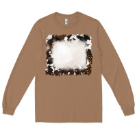 Toasted Coconut cowhide frames background Long Sleeve Tee - RanaPortraitStore