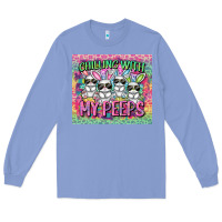 Colony Blue chilling with my peeps Long Sleeve Tee - FaDigitalArtStudio