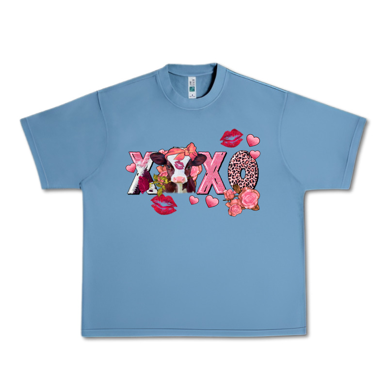 Xoxo Baby Cow Valentine's Day Urban Heavy Tee by FaDigitalArtStudio | Teevron