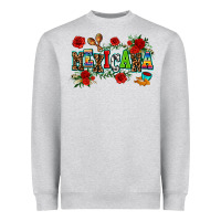 Heather Grey mexicana Heavyweight Sweatshirt - AdoDesignShop