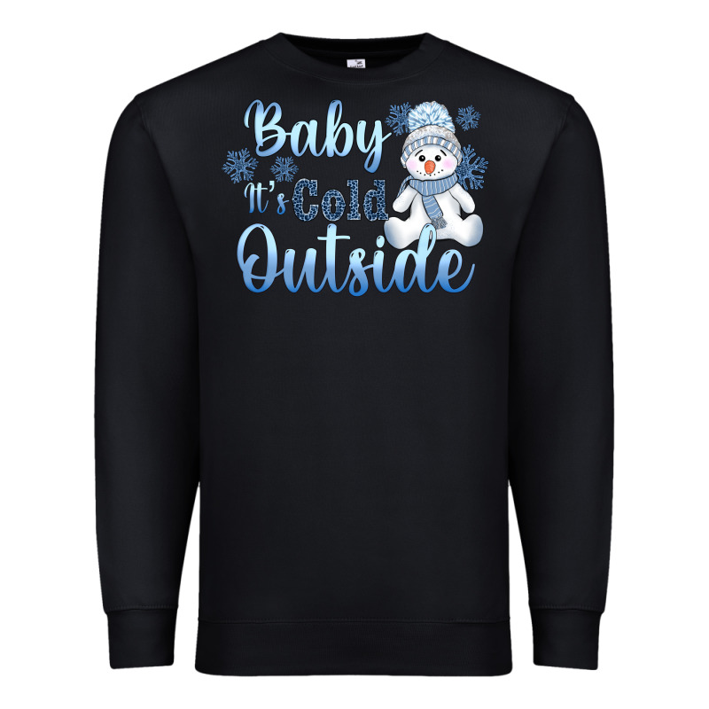 Baby It's Cold Outside Premium Sweatshirt by AdoDesignShop | Teevron