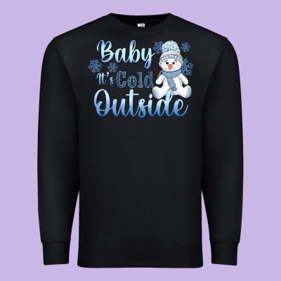 Baby It's Cold Outside Premium Sweatshirt Designed By Adodesignshop