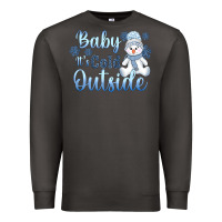 Smoke baby it's cold outside Premium Sweatshirt - AdoDesignShop