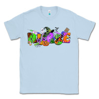 Dusty Blue halloween nurse Classic Tee - CowGirlArtShop
